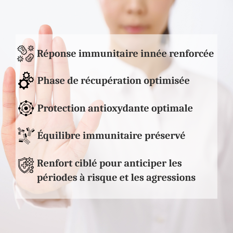 réponse immunitaire plus stable au quotidien